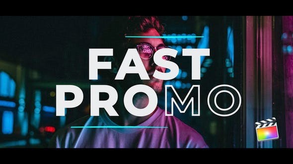 FCPX模板-动感快速切换图文幻灯片展示介绍 Trendy Fast Promo