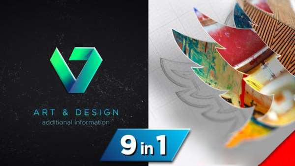 AE模板-素描手绘三维Logo生长动画 Drawing 3D Logo Reveal