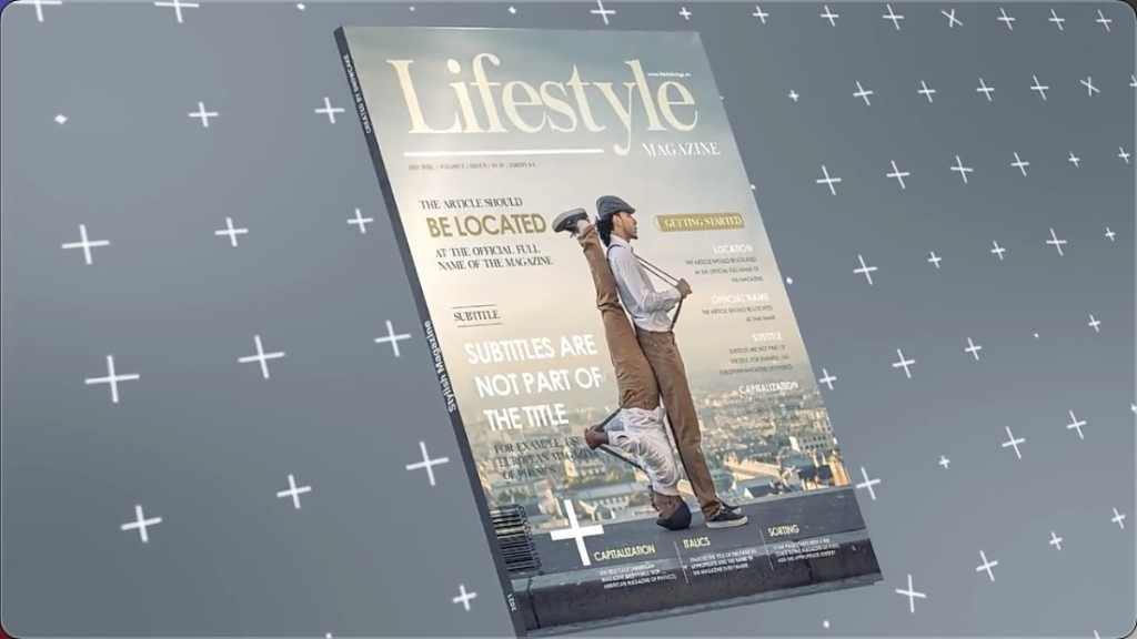 时尚杂志三维书籍宣传介绍动画 Stylish Magazine Promo-AE模板