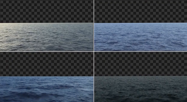 pr视频素材海洋水面波纹深海水里波浪背景元素ae水下过渡转场动画